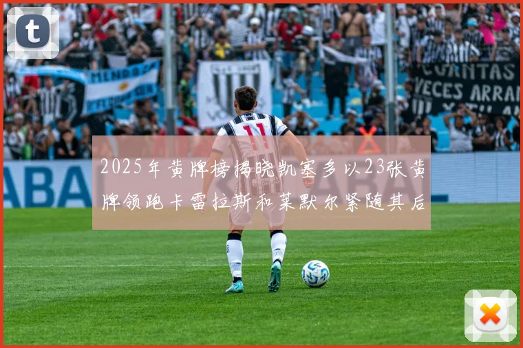 2025年黄牌榜揭晓凯塞多以23张黄牌领跑卡雷拉斯和莱默尔紧随其后