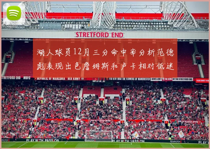 湖人球员12月三分命中率分析范德彪表现出色詹姆斯和卢卡相对低迷