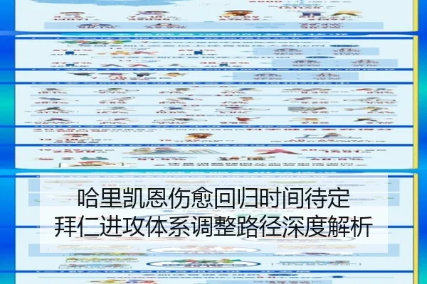 哈里凯恩伤愈回归时间待定 拜仁进攻体系调整路径深度解析 - leyu.com